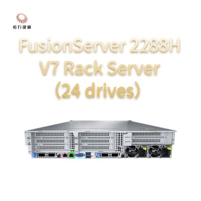 Servidor de Rack FusionServer 2288H V7 (24 unidades) Rendimiento Robusto, procesador Intel de 8 núcleos, servidor de almacenamiento de datos