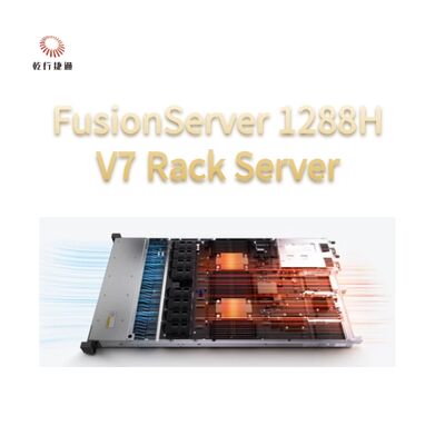 Servidor de rack FusionServer 1288H V7 con procesador Intel de 8 núcleos, servidor de almacenamiento de datos