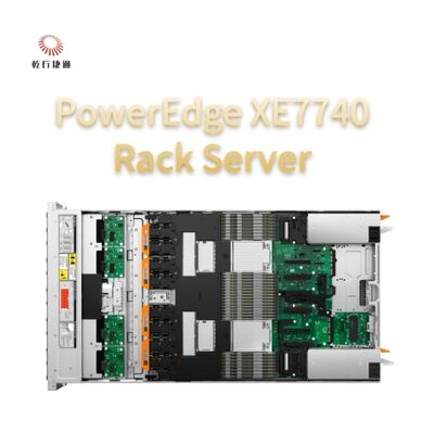 Servidor en Rack PowerEdge XE7740 con Intel Xeon de 64 núcleos para Aceleración de IA y 1.5 TB de Memoria para GPU