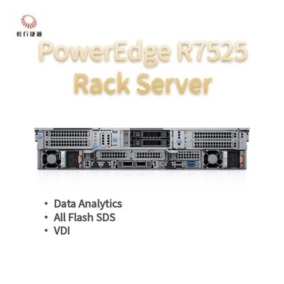 Dell PowerEdge R7525 2U Rack Server ofrece un rendimiento potente y configuraciones flexibles