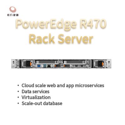 Servidor Dell PowerEdge R470 con 144 núcleos y 4 TB de memoria DDR5 en formato rack de 1U