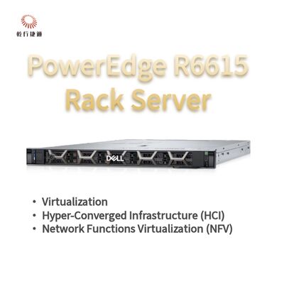 Dell PowerEdge R6615 1U Rack Server con 128 memorias y refrigeración directa por líquido