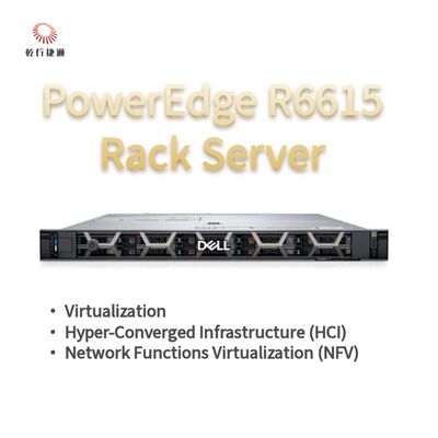 Dell PowerEdge R6615 1U Rack Server con 128 memorias y refrigeración directa por líquido