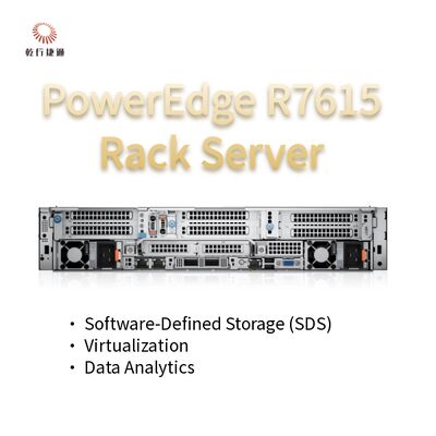 Servidor Dell PowerEdge R7615 2U con 128 núcleos, Servidor de almacenamiento personalizado, Servidor de 2 vías