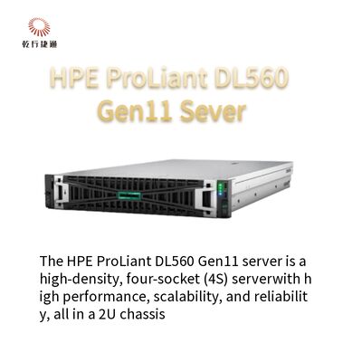 Revolucionar el Centro de Datos HPE ProLiant DL560 Gen11 Animación Video Velocidad Última y Servidor Escalable