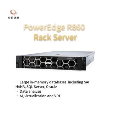 PowerEdge R860 Rack Server Procesador Intel Xeon 2u Proveedores de racks para servidores