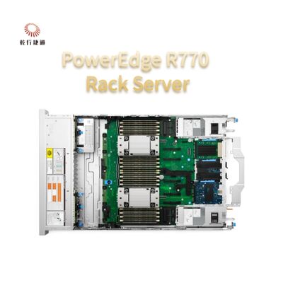 Servidor de rack PowerEdge R770 de 2U y doble zócalo con procesadores Intel Xeon 6