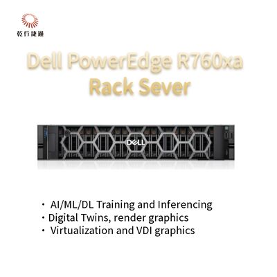 Servidor de alto rendimiento para cargas de trabajo pesadas PowerEdge R760xa Rack Server System en stock