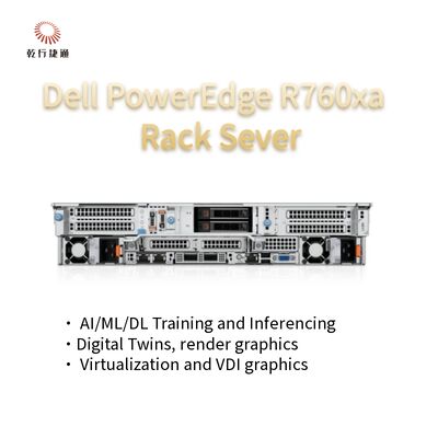 Servidor de alto rendimiento para cargas de trabajo pesadas PowerEdge R760xa Rack Server System en stock