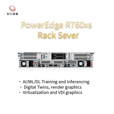 Poweredge R760 R760xs R760xa 2U Storage High Performance Computing Server 