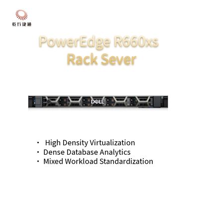 Proveedor de servidores para pequeñas empresas Dell PowerEdge R660xs 1U, servidor de rack de dos sockets