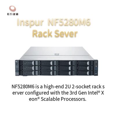 Sistema de la alineación del carril del servidor 4210R 8G*4/2T SATA 550W del estante de Inspur NF5280M6 2U