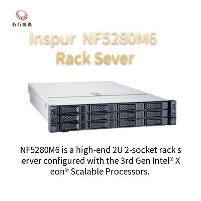 Sistema de la alineación del carril del servidor 4210R 8G*4/2T SATA 550W del estante de Inspur NF5280M6 2U