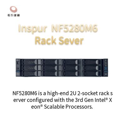 Sistema de la alineación del carril del servidor 4210R 8G*4/2T SATA 550W del estante de Inspur NF5280M6 2U