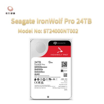 Seagate IronWolf Pro 24TB Número de modelo: ST24000NT002