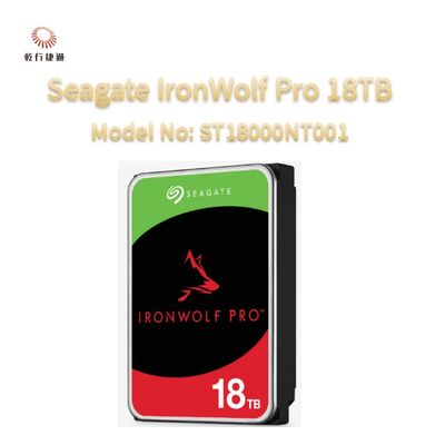 Seagate IronWolf Pro 18TB Modelo No: ST18000NT001