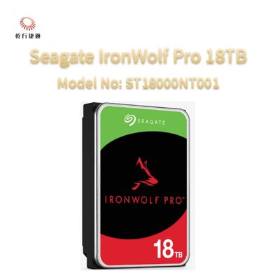Seagate IronWolf Pro 18TB Modelo No: ST18000NT001