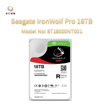 Seagate IronWolf Pro 18TB Modelo No: ST18000NT001
