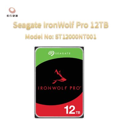 Seagate IronWolf Pro 12TB Número de modelo: ST12000NT001