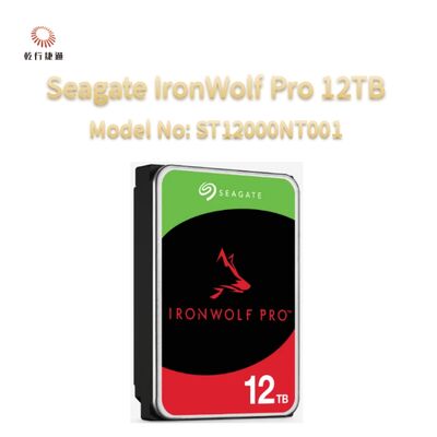 Seagate IronWolf Pro 12TB Número de modelo: ST12000NT001