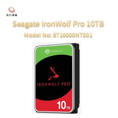 Seagate Ironwolf Pro 10TB Número de modelo: ST10000NT001