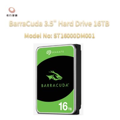 Disco Duro Seagate BarraCuda de 3.5" 16TB Modelo: ST16000DM001
