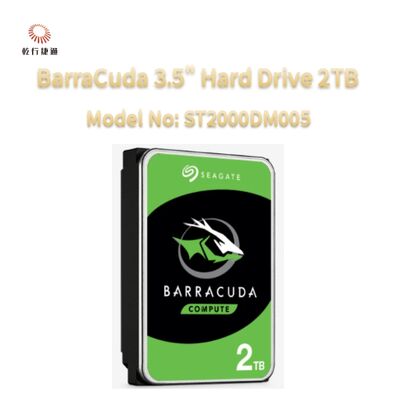 Disco duro Seagate BarraCuda de 3.5" 2TB Modelo: ST2000DM008