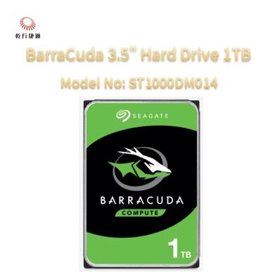 Disco duro Seagate BarraCuda de 3.5" 1TB Modelo No: ST1000DM014
