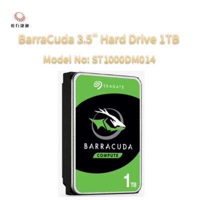 Disco duro Seagate BarraCuda de 3.5" 1TB Modelo No: ST1000DM014