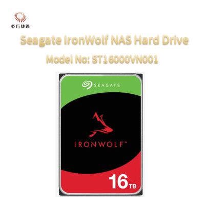 Disco Duro Seagate IronWolf® para Almacenamiento Conectado en Red (NAS) Modelo: ST16000VN001