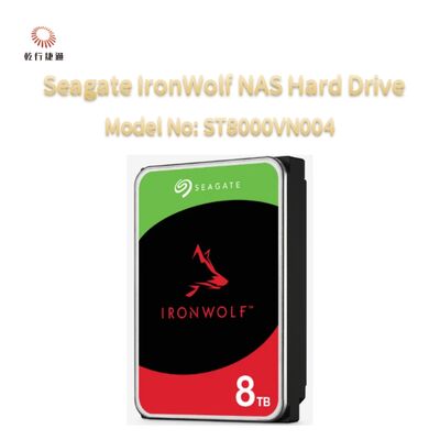 Disco duro Seagate IronWolf® para almacenamiento conectado en red (NAS) Modelo: ST8000VN004