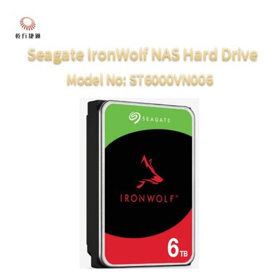 Disco Duro Seagate IronWolf® para Almacenamiento Conectado en Red (NAS) Modelo: ST6000VN006