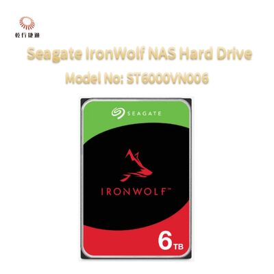 Disco Duro Seagate IronWolf® para Almacenamiento Conectado en Red (NAS) Modelo: ST6000VN006