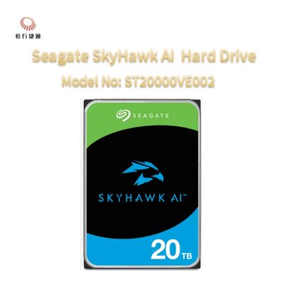 Disco duro de video Seagate SkyHawk AI, número de modelo: ST20000VE002