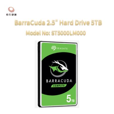 Disco duro Seagate BarraCuda de 2,5" y 5 TB N.º de modelo: ST5000LM000