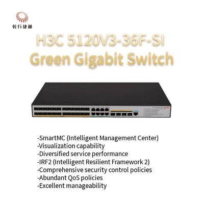 H3C S5120V3-SI Interruptor de Ethernet Gigabit Inteligente Verde 5120V3-36F-SI