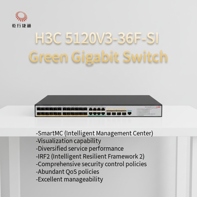 H3C S5120V3-SI Interruptor de Ethernet Gigabit Inteligente Verde 5120V3-36F-SI