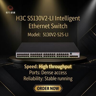 S5130V2-52S-LI H3C S5130V2-LI Interruptor de Ethernet Gigabit inteligente verde