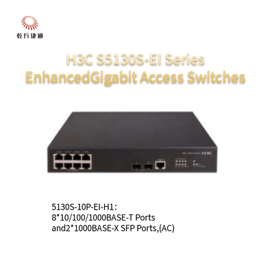 H3C S5130S-EI Serie S5130S-10P-EI-H1 Conmutadores de acceso de gigabit mejorados