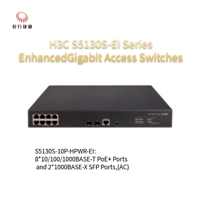 H3C S5130S-EI Serie S5130S-10P-HPWR-EI-H1 Conmutadores de acceso de gigabit mejorados