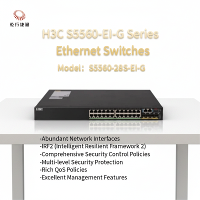 Interruptores Ethernet de alto rendimiento de la serie H3C S5560-EI-G