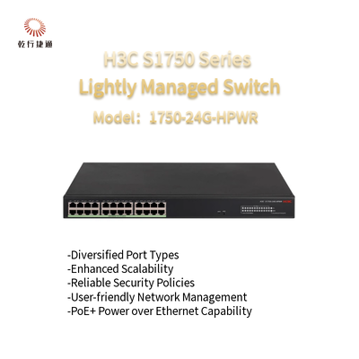 H3C S1750 Serie S1750-24G-HPWR Conmutador de gestión ligera