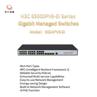 Switches administrados Gigabit serie S5024PV6-EI H3C S5000PV6-EI