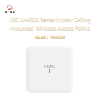Puntos de acceso inalámbricos Wi-Fi 6 (802.11ax) montados en el techo en interiores de la serie H3C WA6520