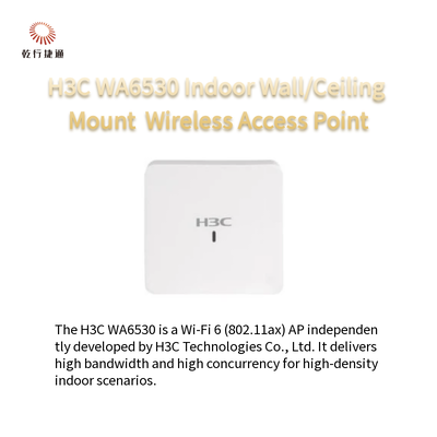 H3C WA6530 Punto de acceso inalámbrico Wi-Fi 6 (802.11ax) instalado en paredes y techos interiores