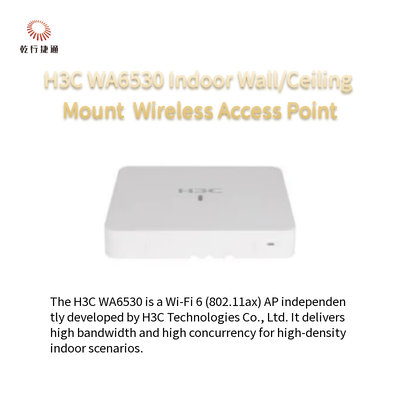 H3C WA6530 Punto de acceso inalámbrico Wi-Fi 6 (802.11ax) instalado en paredes y techos interiores