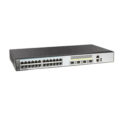 S5700 original 24 puertos Ethernet Switch Stock 24 10 / 100 / 1000BASE-T, 4 puertos SFP Gigabit (Combo) 24 puertos 1000 Gb 9