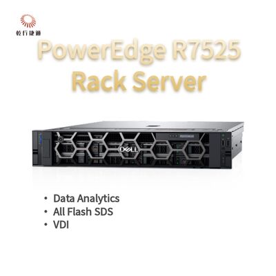 PowerEdge R7525 2U Rack Server, Ventas de servidores de almacenamiento, exportador de racks de servidores 2U