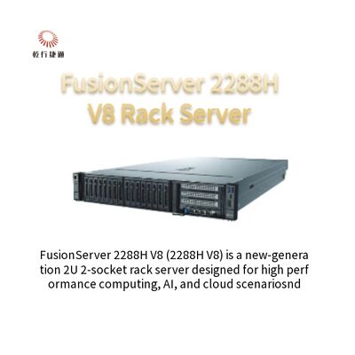 Servidor de rackmount para el centro de datos FusionServer 2288H V8 2U 2 servidor de enchufes