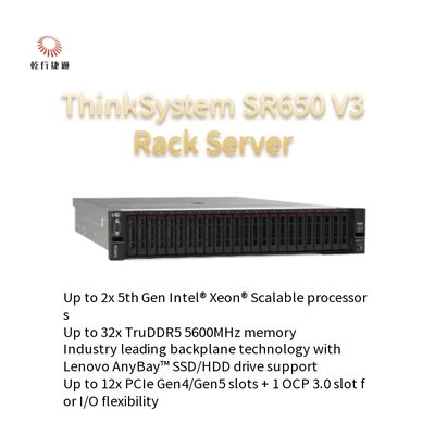 Servidor Lenovo ThinkSystem SR650 V3 2U | Soporta Múltiples Sistemas Operativos